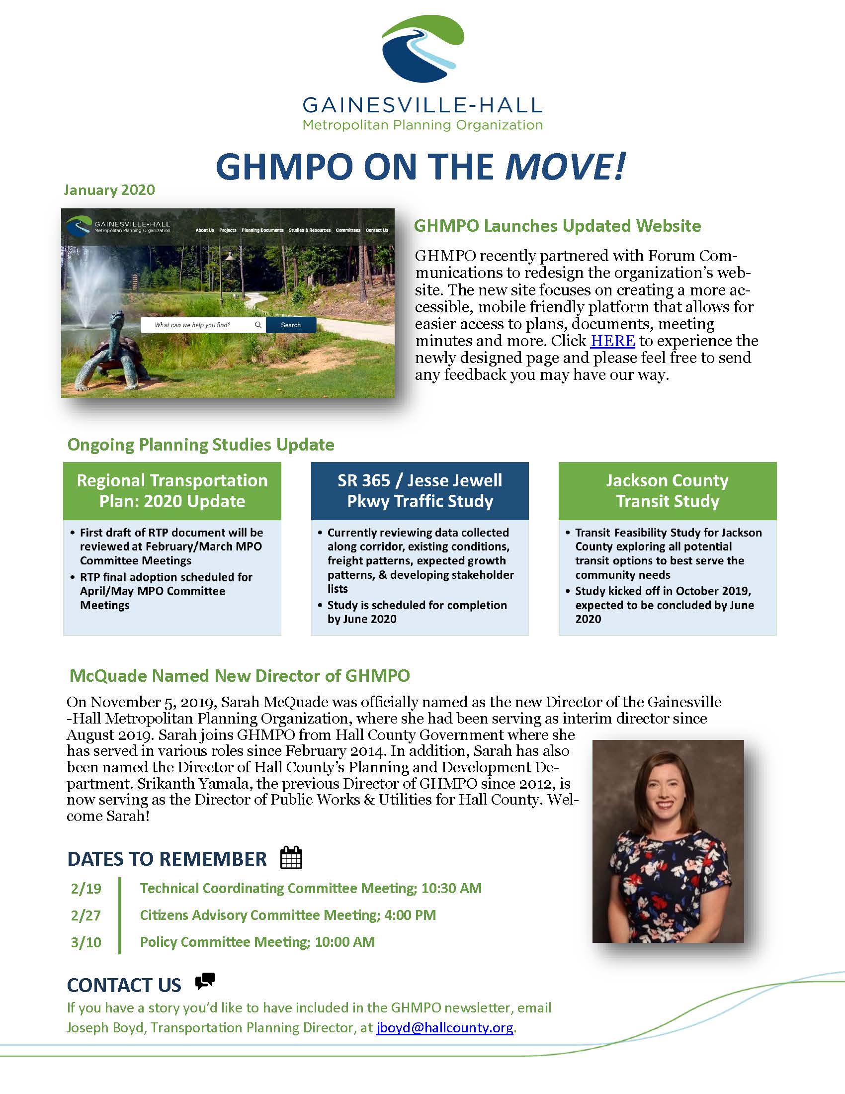 GHMPO 2020 Newsletter